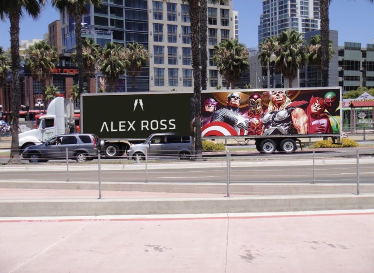 thealexrossart's tweet photo. Preparing for #sdcc #sandiego @SalAbbinanti representative https://t.co/ycvkGWXVg1