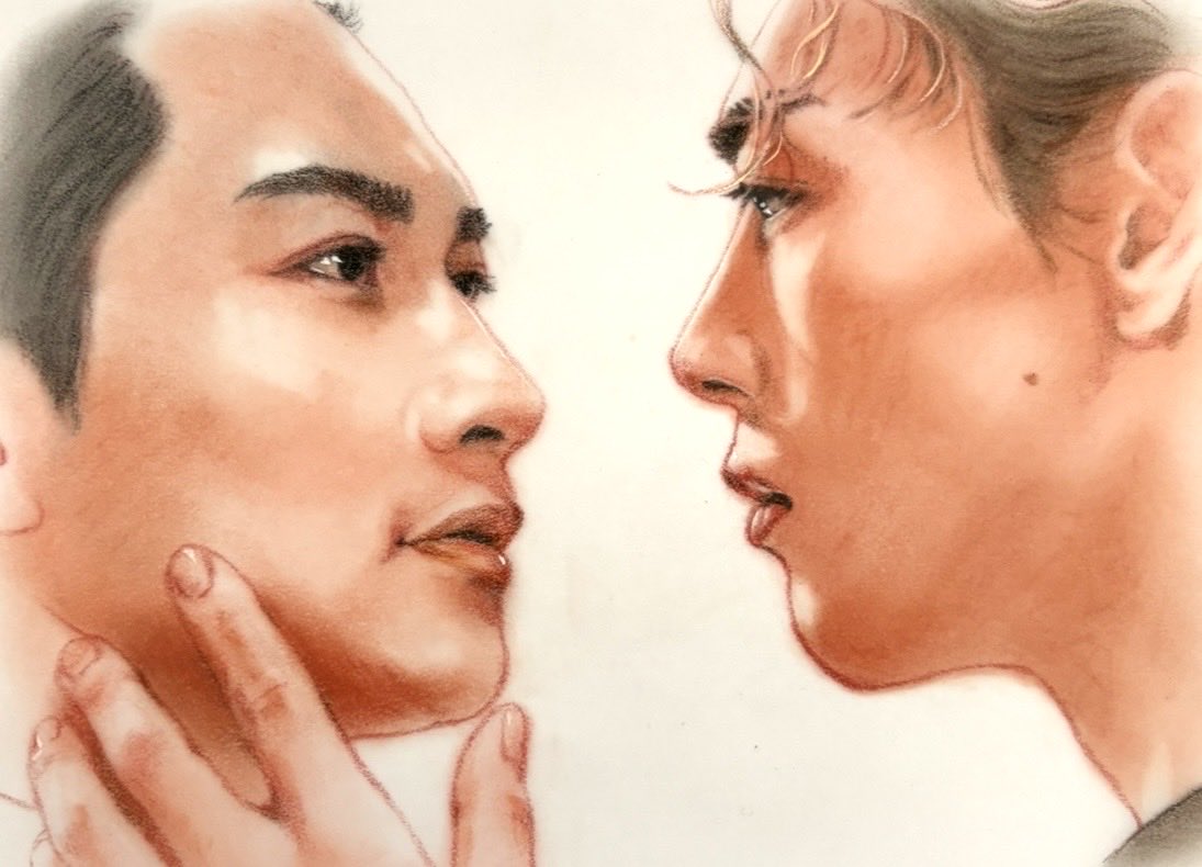 zui6530's tweet photo. 杉木先生と鈴木先生の2ショットを描いてみました。
続編でまた逢えますように。

#10dance
#町田啓太　#竹内涼真 https://t.co/FHcS2g1OVD