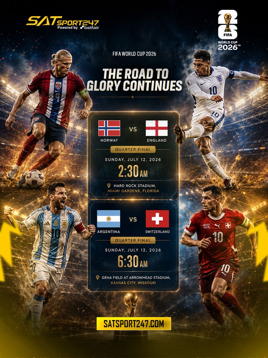 satsport_247's tweet photo. 💥⚽The world's biggest stage demands the very best.
Every match is a fight for a place in history.  🌟   🔥
📲Get 5% Ca$h 0fferz Only on @satsport247_official_
 .
🌟 Self-Dep0s!t &amp; Withdrawal (24*7)
.
 | #satsport247 | #MatchDay #GameOn #PlayAndWin #CricketFever #WinningTime https://t.co/tZjD6NofUD