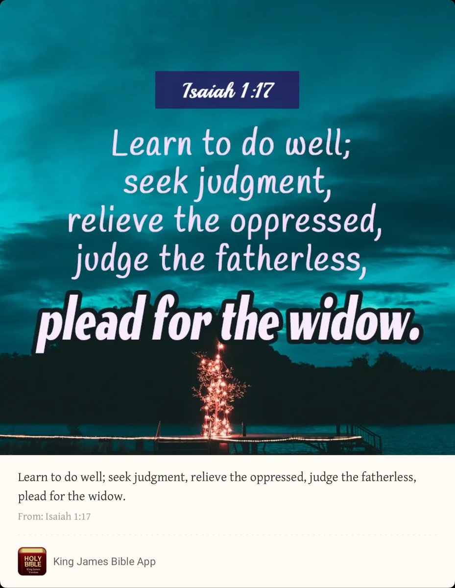 birgans's tweet photo. Inspiration

Stand up for the oppressed, this is the message of this passage. Defend those who are oppressed, downtrodden, even if they are without our Heavenly Father. Think back to many historical events, from the slaves of Egypt becoming the chosen people, to the abolition of slavery, or the horrors committed in world wars or in the name of Empires. Our world is weighed down by immeasurable suffering. Be not on the wrong side of history, be not on the side of the oppressor, but seek to help those of God's children who have no or little voice, little or no hope.

Prayer  

God place me on the right side, the side of mercy and love for the voiceless, the injured, the poor. Instill within each and every one of Your followers the knowledge that within them rests an obligation and responsibility, to help give the voiceless a voice, to alleviate the suffering of mankind wherever they may be. I ask for Your continued mercy, Amen.

Healing Revival Support 

We were in a healing revival from Sunday the 7th of June to 14th of June at 6:30. Nightly Now I am asking where are what is the next city is the next Revival going to take place in Jesus Christ Mighty Name Amen. Pastor Larry Birgans Ended
14/2026 on Sunday Night Address 2701 Cottage Way Sacramento Ca 95825 To support this https://t.co/g8Hf9WpzEK
Zelle : New Life In Christ Jesus (916) 488-1448, Larry Birgans Cash App, Venmo App and also the PayPal App.