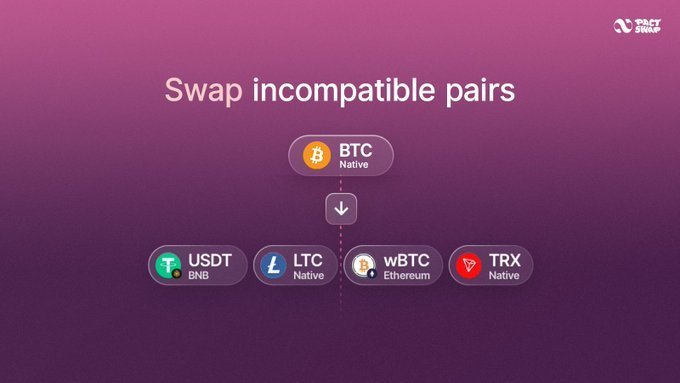 cryptolee235's tweet photo. Exploring new swaps today on @Pact_Swap !!!
Fast, smooth, with low fee and always delivering a great trading experience. Let's swap accross chain and get reward in the future airdrop from pact with love #ETH #BNB� #BTC #LTC #PACT #DEFI #PACTSWAP #SWAP #USDT #POL #DEX #OnlyMonday https://t.co/5x28e4518E