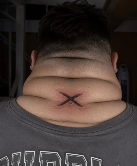 ItzBasin's tweet photo. New Xperiment Inspired Tattoo 🔥 https://t.co/FyPYPCBrST