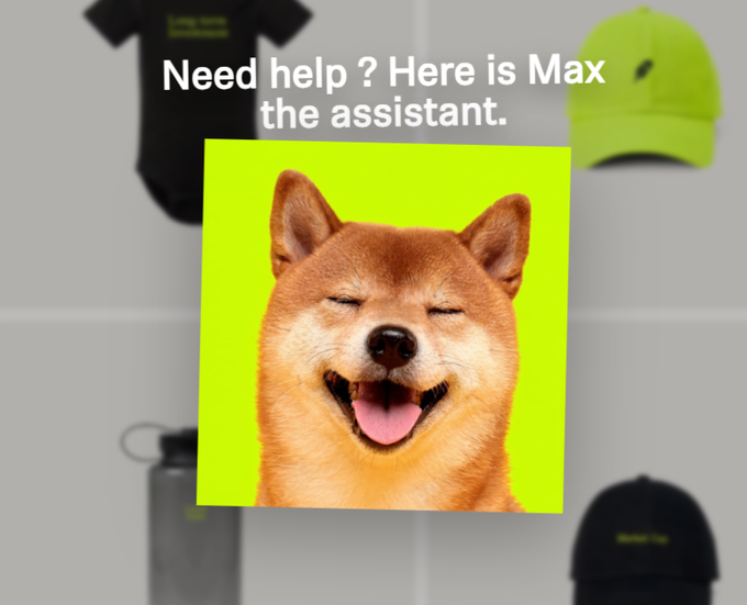 Nash33F1's tweet photo. Max the assistant is the easter egg of robinhood, when you scroll down the shop page stay for 20 seconds and click on "MAX" there is MAX THE ASSISTANT popping on your screen, https://t.co/K9dhFBnMWe Introducing $MAX on the robinhood chain, The meme easter of robinhood never been deployed. How to find him: SCROLL DOWN TO THE BOTTOM OF THE PAGE, STAY FOR 20 SECONDS, CLICK ON MAX And you just found MAX THE ASSISTANT