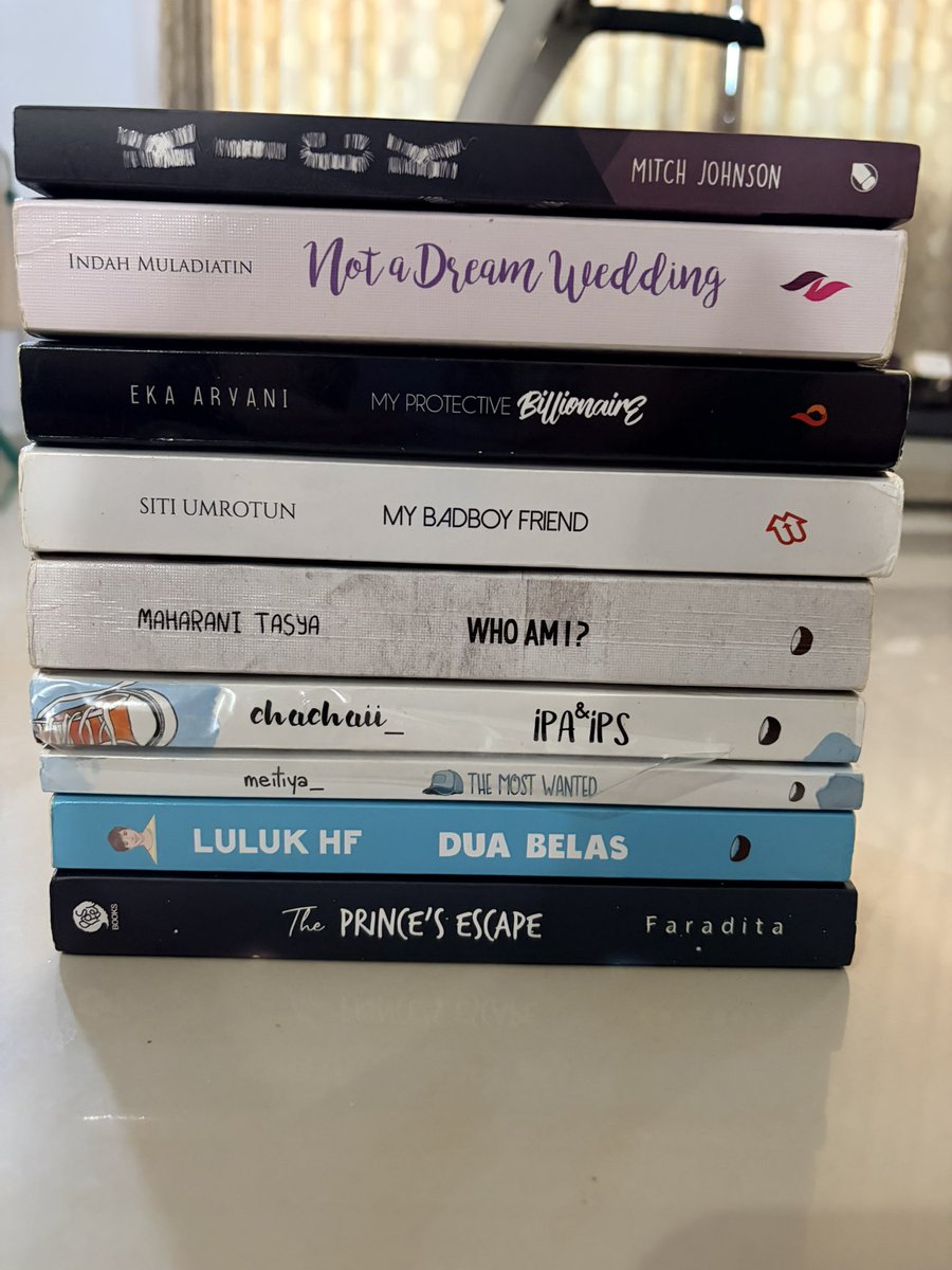 kylemoyy's tweet photo. wts want to sell novel
PRELOVED NOVEL

TAKE ALL: 200k (free pack)

 - indonesia (mks)
- boleh beli satuan
- semua pemakaian pribadi
- good condi
- exc admin 🍊
- exc packing 4k

 t. jual novel bekas novel preloved https://t.co/2osB0Y1sU9
