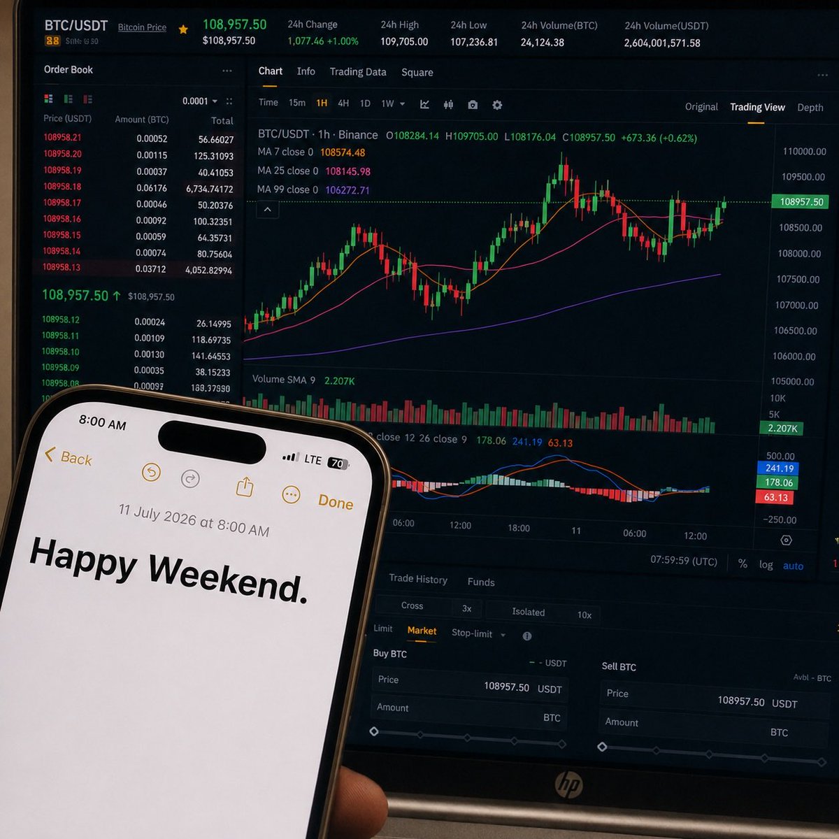 CoinTabNews's tweet photo. Rise and shine, crypto fam. 

It’s the weekend 🥂 https://t.co/8UCssCOTKp