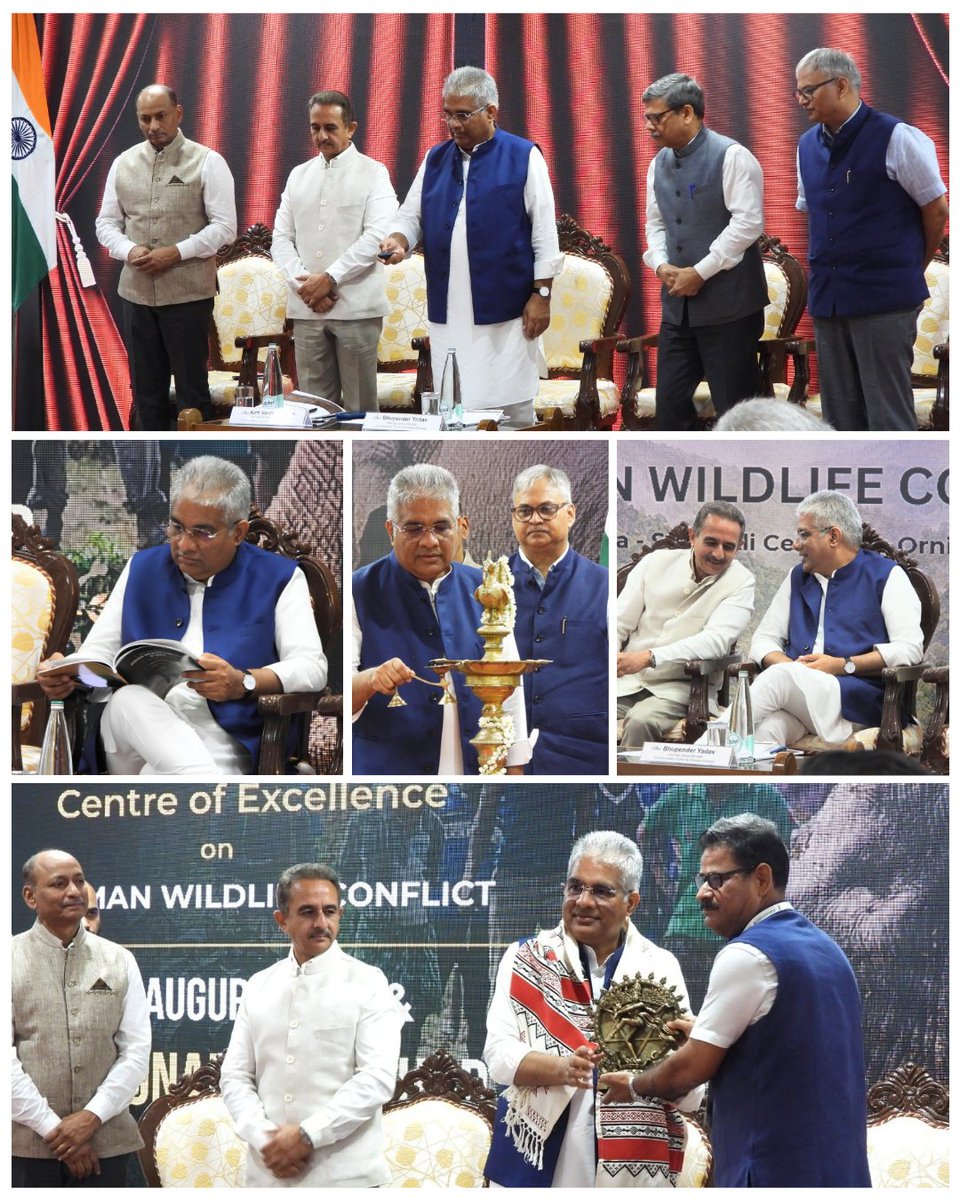 SACONCoimbatore's tweet photo. National Workshop on Human-Wildlife Conflict Concludes Successfully
#MoEFCC #HumanWildlifeConflict #WIISACON #WildlifeConservation #CoE #HumanBigCatConflict #BigCatConservation #HumanElephantConflict #ElephantConservation #CoEHWC #Coexistence #WildlifeConservation https://t.co/68xib8pxiv