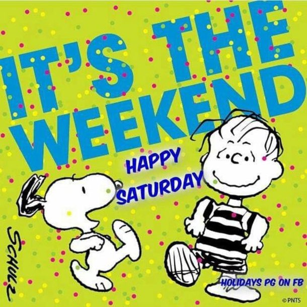 snoopyandfrien6's tweet photo. IT’S THE WEEKEND 
HAPPY SATURDAY https://t.co/VPlbuOiHK9