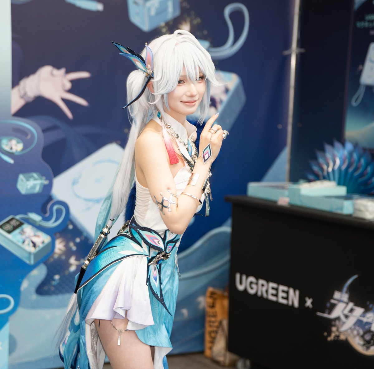 wario_cam's tweet photo. 2026/7/11 UGREEN × 崩壊スターレイルコラボイベント
爻光 / 月海つくねさん🌙( @XaiabP )

爻光将軍のウィンクを頂き無事敗北しました
#おつきみくらぶ
#UGREENx崩壊スターレイル https://t.co/GDUqU2f349