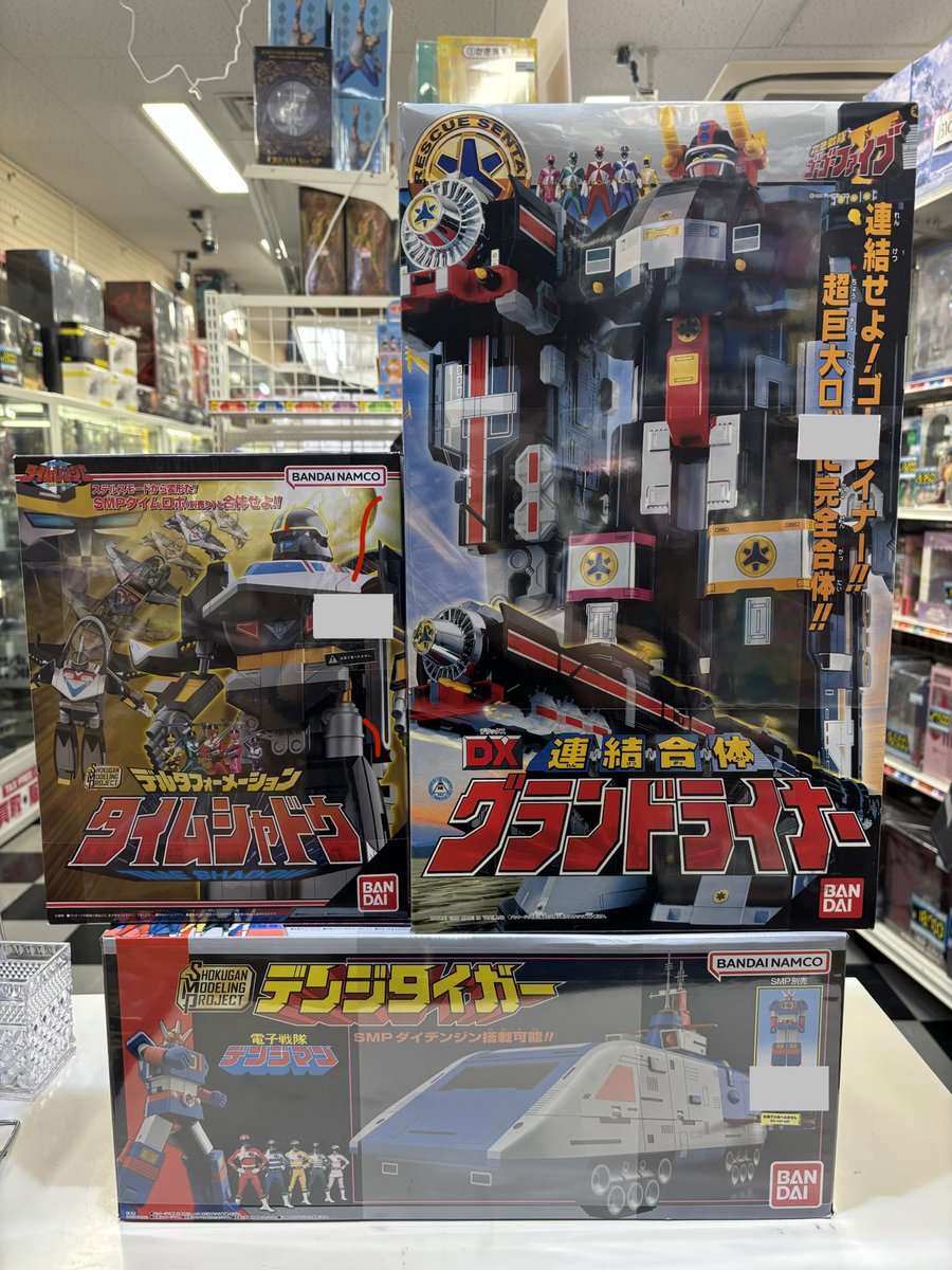 買取入荷情報📢】 SMP タイムシャドウ、SMP デンジタイガー、DX連結