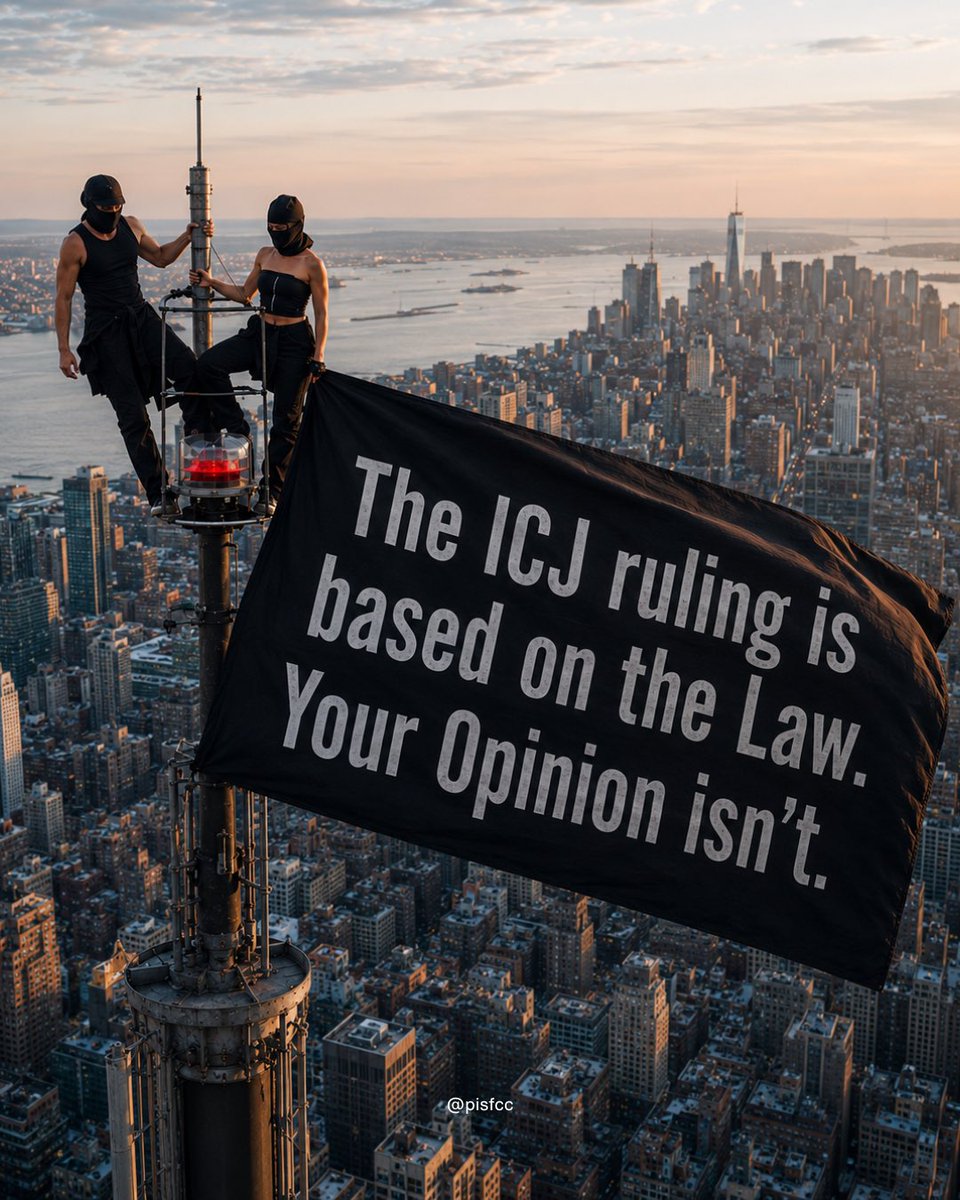 pisfcc's tweet photo. One thing’s clear, the legal temperature target is 1.5°C not 2°C.

The ICJ’s Advisory Opinion confirms that states have a binding legal obligation to hold the 1.5°C limit. 

The ICJ ruling is based on the Law. Your Opinion isn’t. One point five to stay alive.

#ClimateICJAO https://t.co/237qdvoB7f