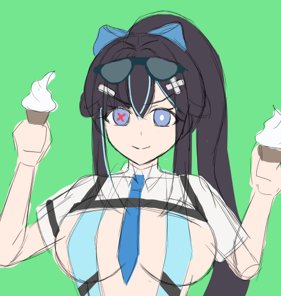 dice220d's tweet photo. #アウタープレーン #OUTERPLANE 

水着デルタ練習中 https://t.co/j8HRhbpL0V