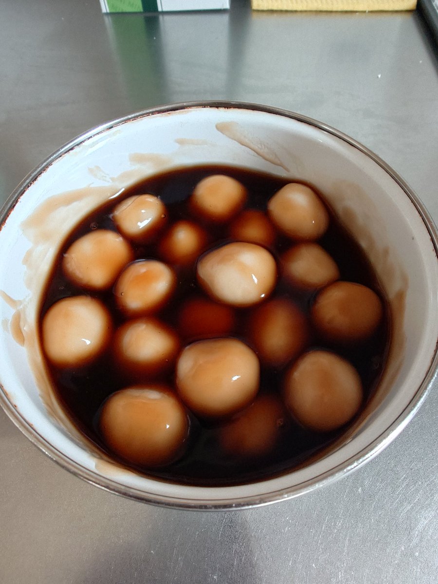shodo5296's tweet photo. 冷やしみたらしだんごを作りました🦊
粗熱がとれたら冷蔵庫に入れて完成です。親がみたらしだんご好きなので作りました。 https://t.co/LaBAsLa7Dy