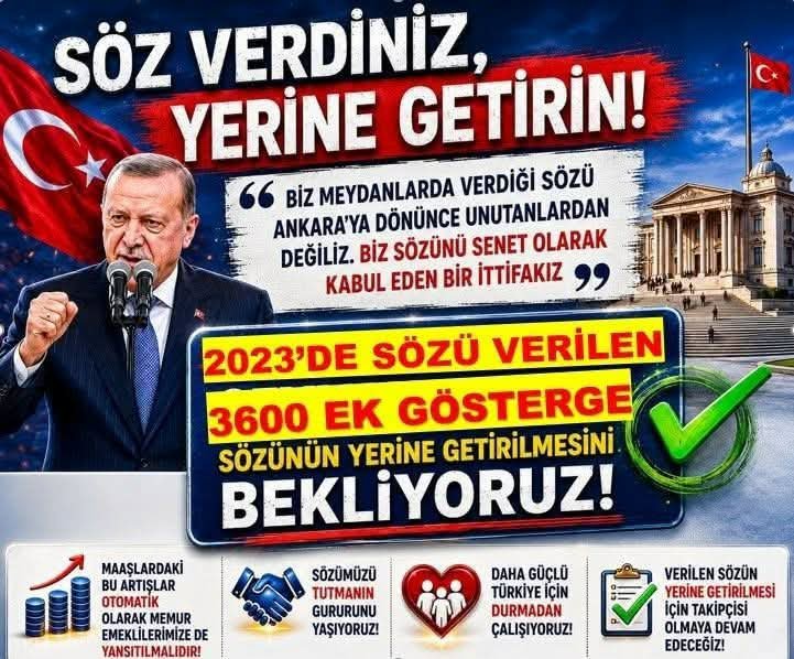 dost7758's tweet photo. @mhttnrgkts @RTErdogan @dbdevletbahceli @kilicdarogluk @isikhanvedat @_aliyalcin_ @OnderKahveci @Akparti @herkesicinCHP @MHP_Bilgi @MemurSenKonf @Kamu_Sen Söz namustur. Verilen sözler tutulsun.
#BirinciDereceye3600 https://t.co/Kw85gpxxbx