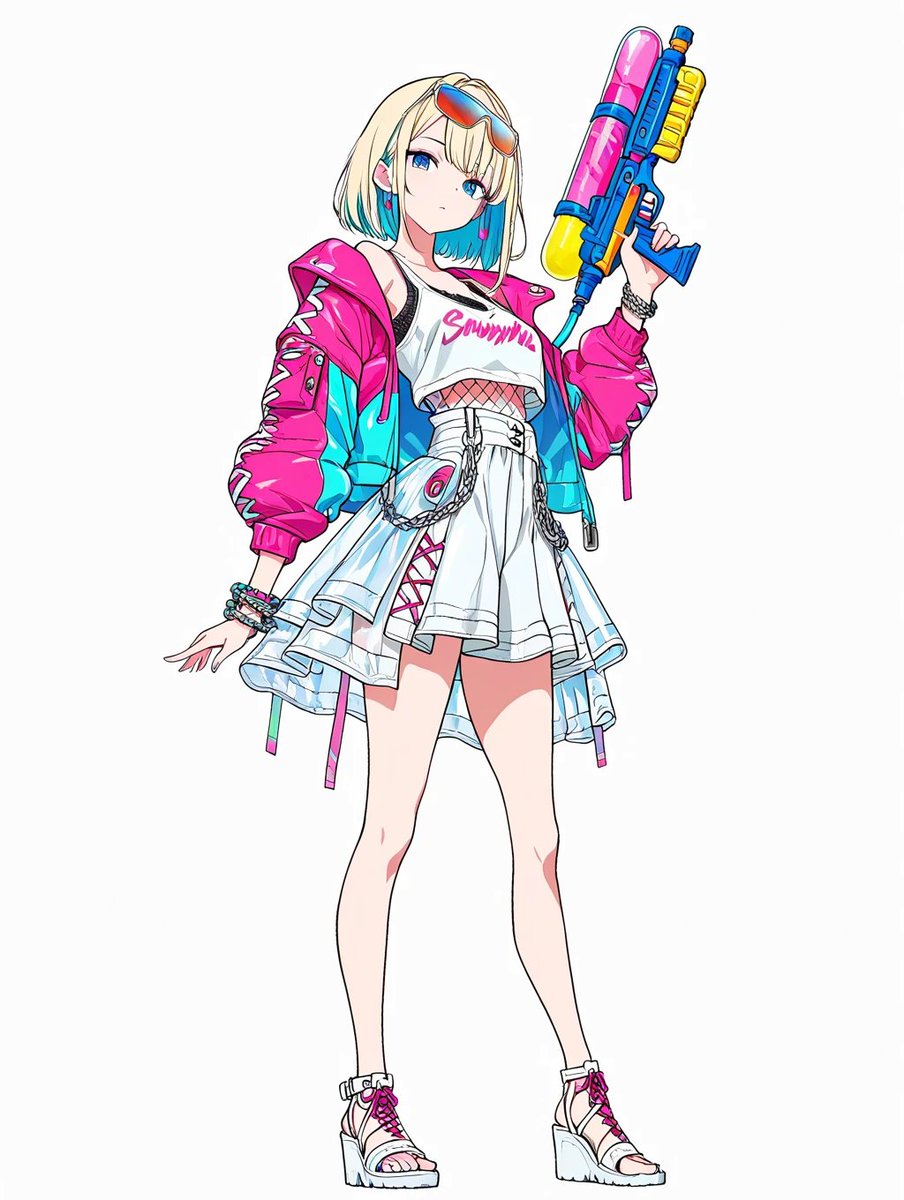 さあ、夏かかってこい #AIイラスト