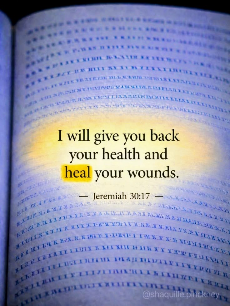 thompsonb2569's tweet photo. - Jeremiah 30:17 https://t.co/bF6tKREUEi