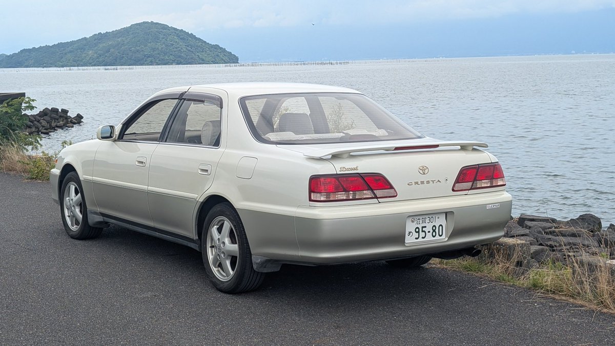 S40II's tweet photo. クレスタに純正羽が着きました🤩 https://t.co/EdP93ysM7a