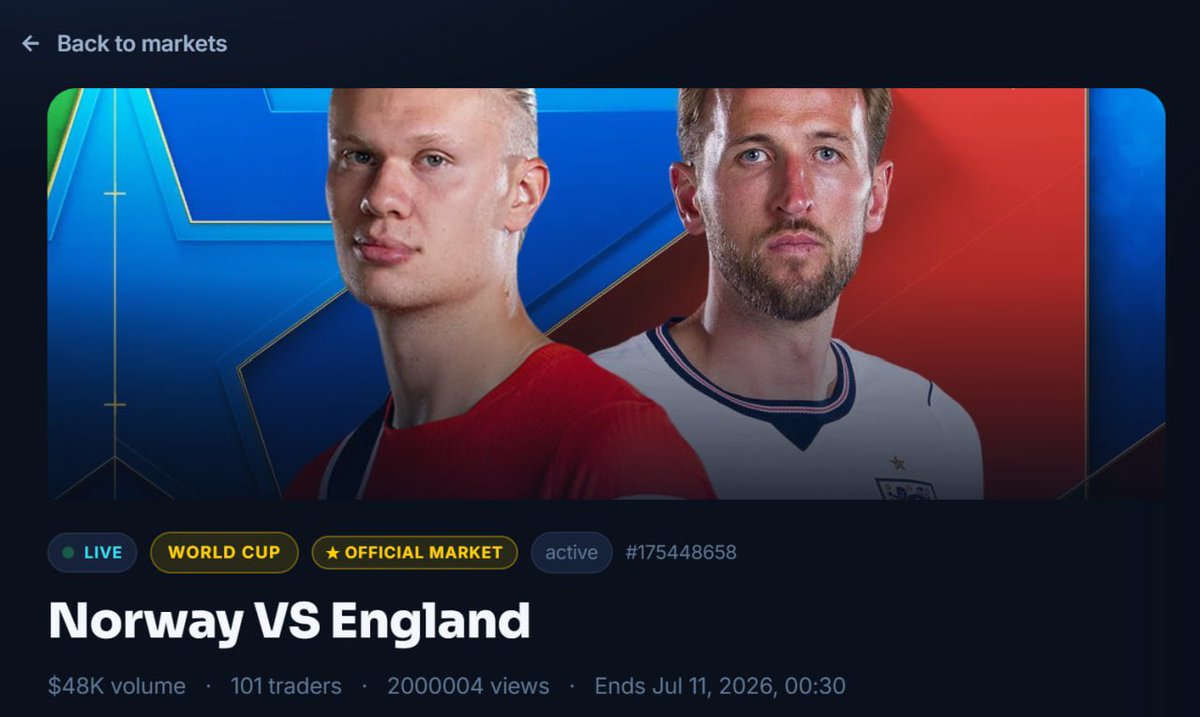 dbetmarket's tweet photo. 🔹#Norway VS #England

◾️https://t.co/pPUoonW5V6

#DBET #worldcup #bet #predict ⚽️#soccer https://t.co/2tgLwoENh9