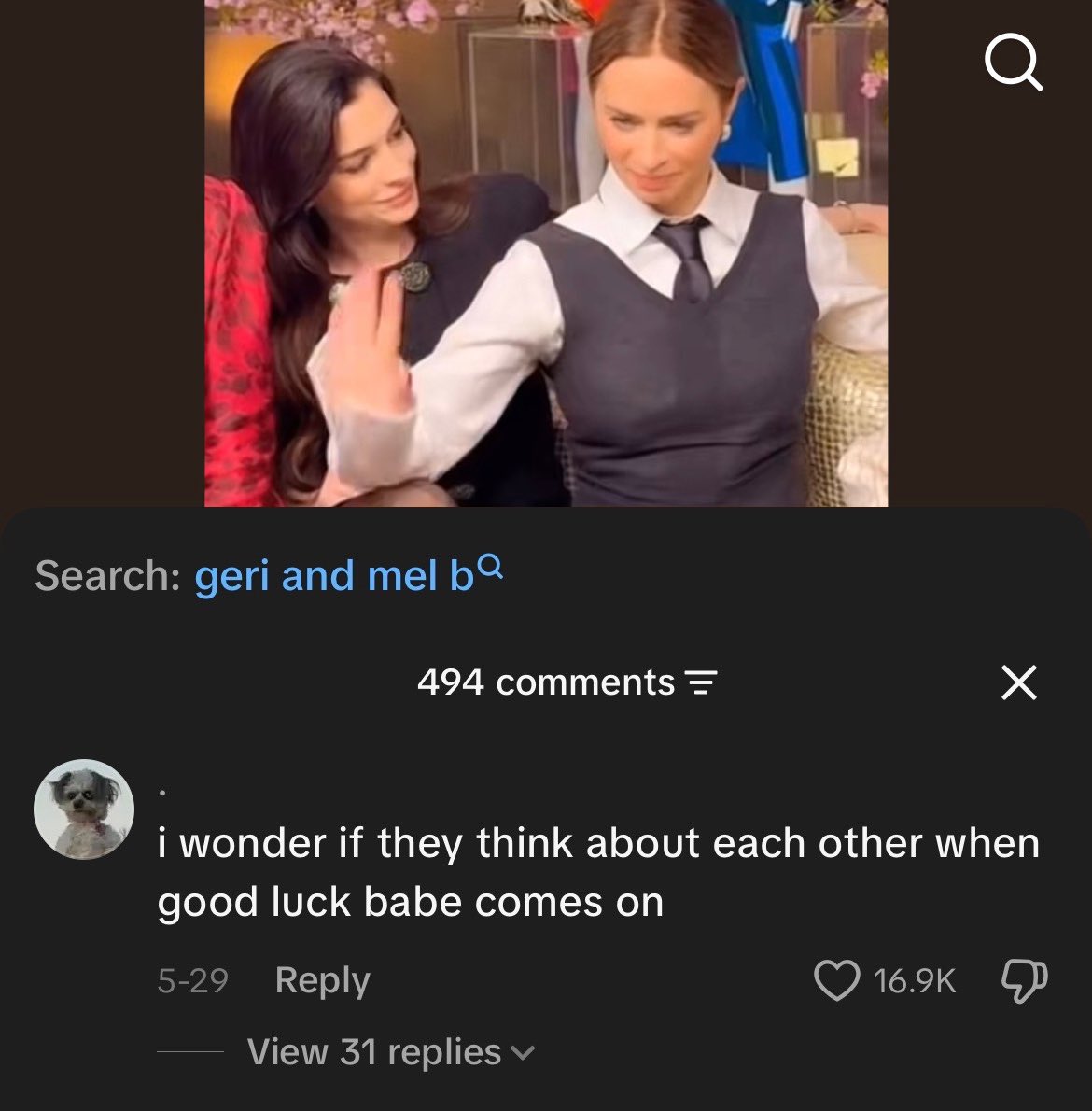 leyraanz's tweet photo. The search being Geri and Mel b is the cherry on top https://t.co/0XvX75L06F