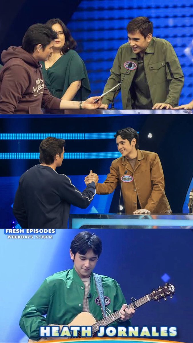 dailydoseofhj_'s tweet photo. Heath’s 3rd time guesting on Family Feud. from his 1st guesting na sobrang babie pa niya, to his 2nd and 3rd na talagang visible yung growth niya.

Goodluck, Moy! 🙌✨

#HeathJornales https://t.co/ZvKtLqrzwy