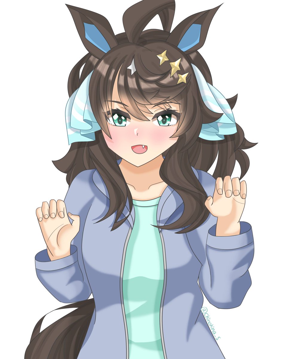 Chinohina_S's tweet photo. ニャーなタクトちゃん🐈
#ウマ娘 #デアリングタクト https://t.co/qippwflEQR