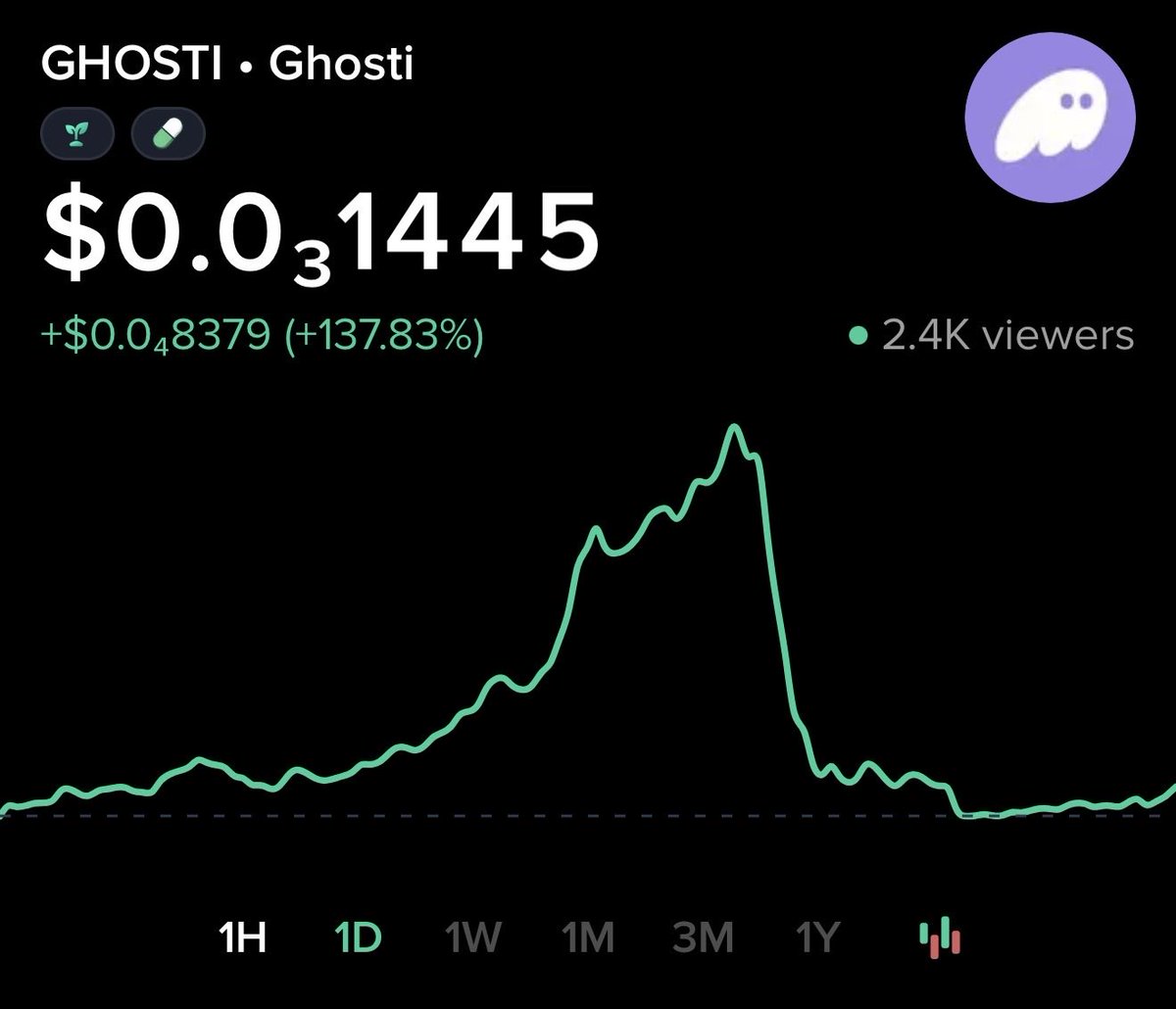 GemCoinAlerts's tweet photo. Whatโs next ? ๐ง
solana:6hKk9ymYMejWURC1GhKj66Rwcn6VNnHHe1E3JgE4pump
CA: 6hKk9ymYMejWURC1GhKj66Rwcn6VNnHHe1E3JgE4pump
NFA/DYOR ๐ #SOL
#CryptoMarket #memepump #memecoins #bullish #GHOSTI https://t.co/rBtvNaGeBn