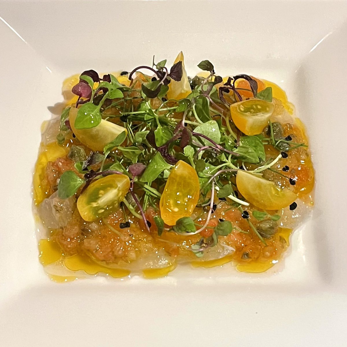 kappadining's tweet photo. マダイのカルパッチョ ラヴィゴットソース。

今月は静かでーす。 https://t.co/p6z0LB8V1r