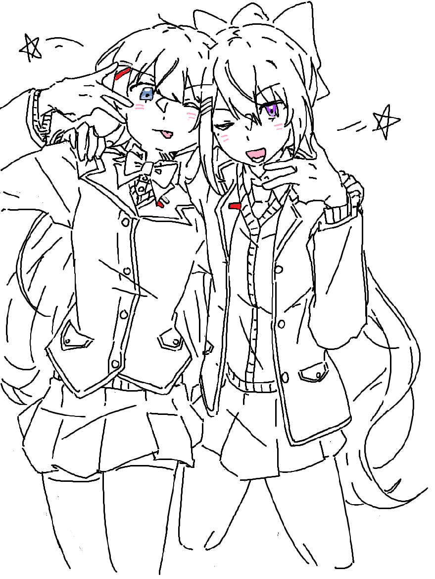 END_inouekuro's tweet photo. てぇてぇ☺️☺️ https://t.co/L2WjSqQFK9