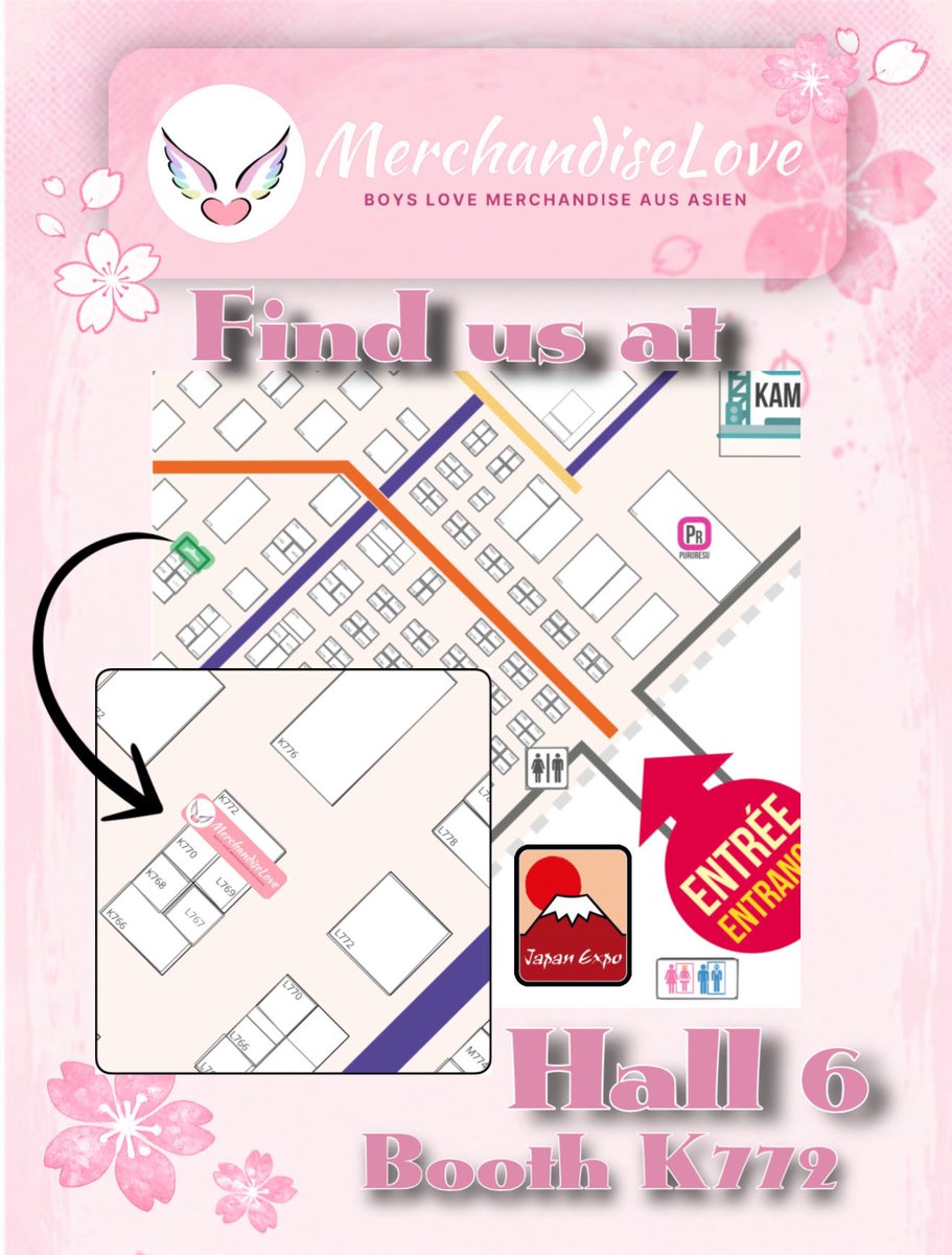 MerchandiseLov3's tweet photo. Find us at Japan Expo 🩷

Hall 6 Booth K772
#japanexpoparis #merchandiselove https://t.co/uoEJXwLj7v