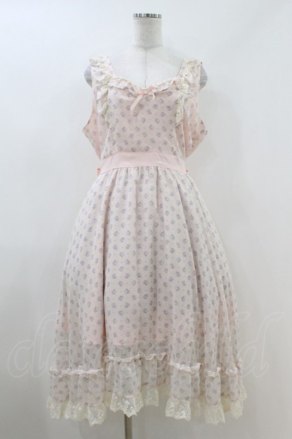 ERIKA Collaboration / 小花柄シアージャンパースカート 4L 3,080円