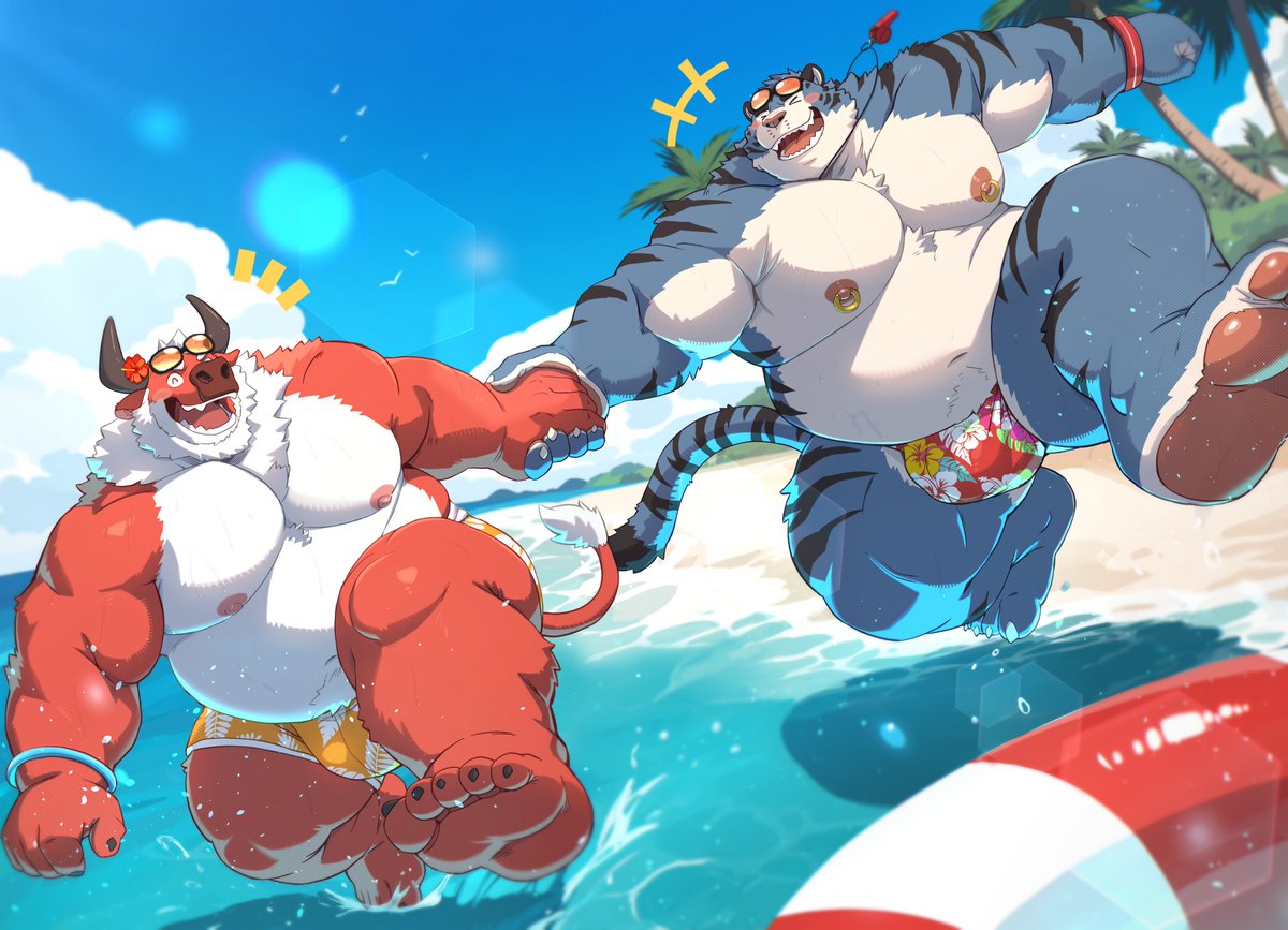 tulrang's tweet photo. May every moment you share together feel like a honeymoon!😆🎉🐂💞🐯

commission for @cheongdaeho ,@Angel_IMU https://t.co/JTdrvPr2eo