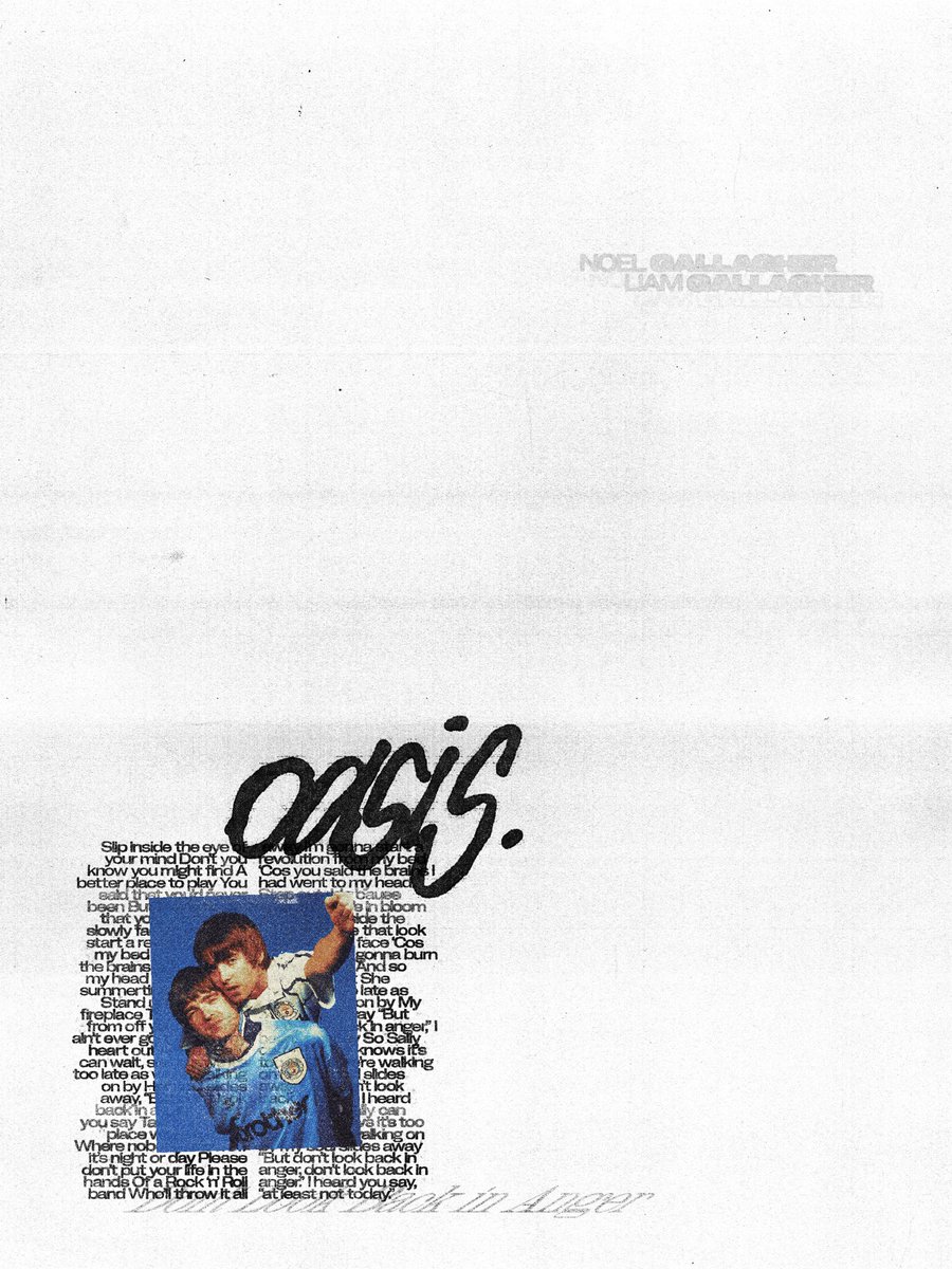 avecyuno's tweet photo. #oasis type https://t.co/Gpg8ttek4E