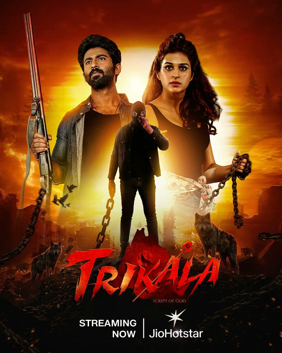 TMSRUpdates's tweet photo. #TMSRUpdates #TMSRUOTTUpdates 📱

Some secrets are written beyond time! 📜 

Discover a world of Sanatana Dharma, reincarnation, and black magic in #Trikala: Script of God. Now streaming on @JioHotstar! 💫

#Trikala  #JioHotstar https://t.co/eSZfvnfwn4