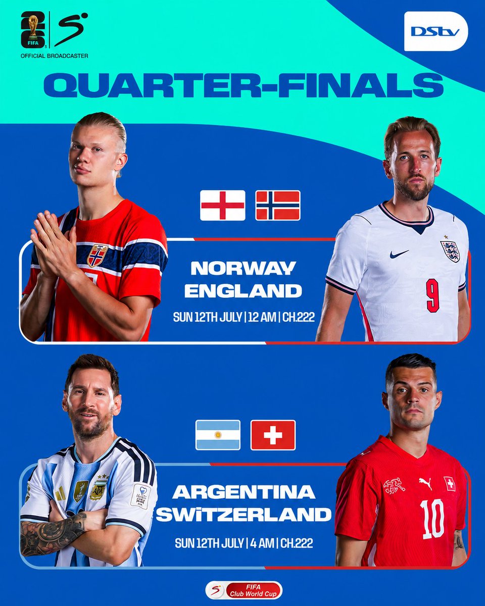 DStv_Kenya's tweet photo. The #WorldCup2026 Quarter-finals are down to their final two clashes, with just two spots left in the semi-finals.🔥🔥⚽

✅ #WorldCup2026OnDStv | On DStv Access & Up

To Stream 📲 https://t.co/vot661xUro

👉 Action & Drama All loading… Dial ✳423# to stay connected to DStv Access for KES 1,450.

#EverythingCanWait #ItsOnDStv #AlutaFootah #ReconnectToDStv #DStvFIFAWorldCup26 #FIFAWorldCup #WorldCup2026