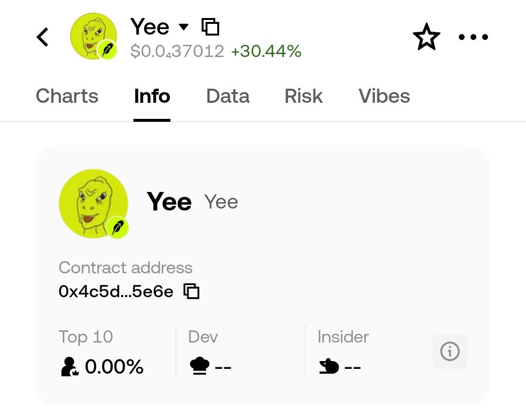 Yee_RobinHood's tweet photo. $YEE Logo ( avatar ) updated on the @okx @wallet 

https://t.co/wkL6bEqxie

Say YEEEEEEEEEEEEEEEEEEEE if you trade @RobinhoodApp memes on @okx . https://t.co/zOlCvf4B3a