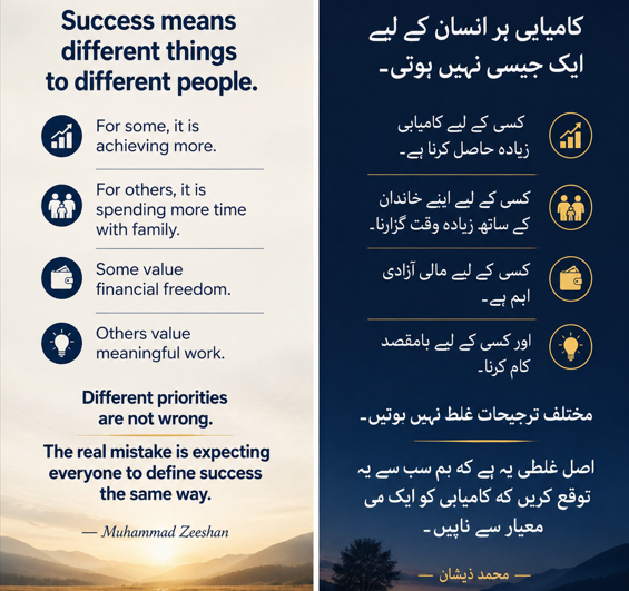 MMZeeshan9's tweet photo. Not everyone is chasing the same destination, and that's perfectly okay. https://t.co/f2BEsGiRnq