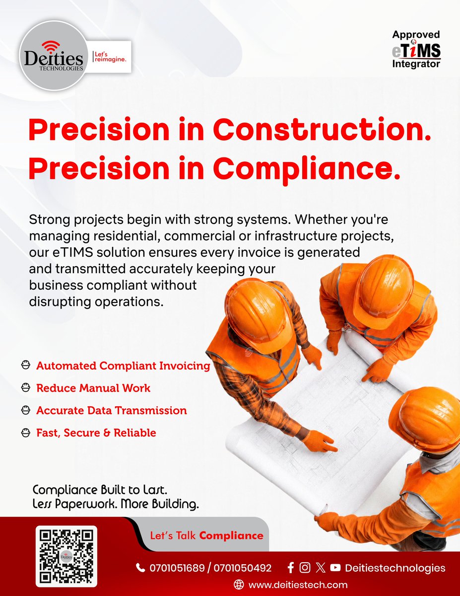 deitiestech's tweet photo. Don't Break What You Built.
Every shortcut comes at a cost. Stay compliant, avoid costly penalties and protect the investment you've worked so hard to build. Build with confidence. Build to last.
#taxcompliance 
#etims
#deitiestechnologies https://t.co/BvHChQHYGq