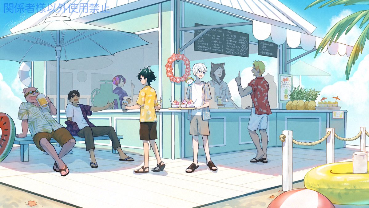 magika_ru's tweet photo. ドズル社🍍🌊海の家🍉🛟 https://t.co/fQZ5sGUyk0
