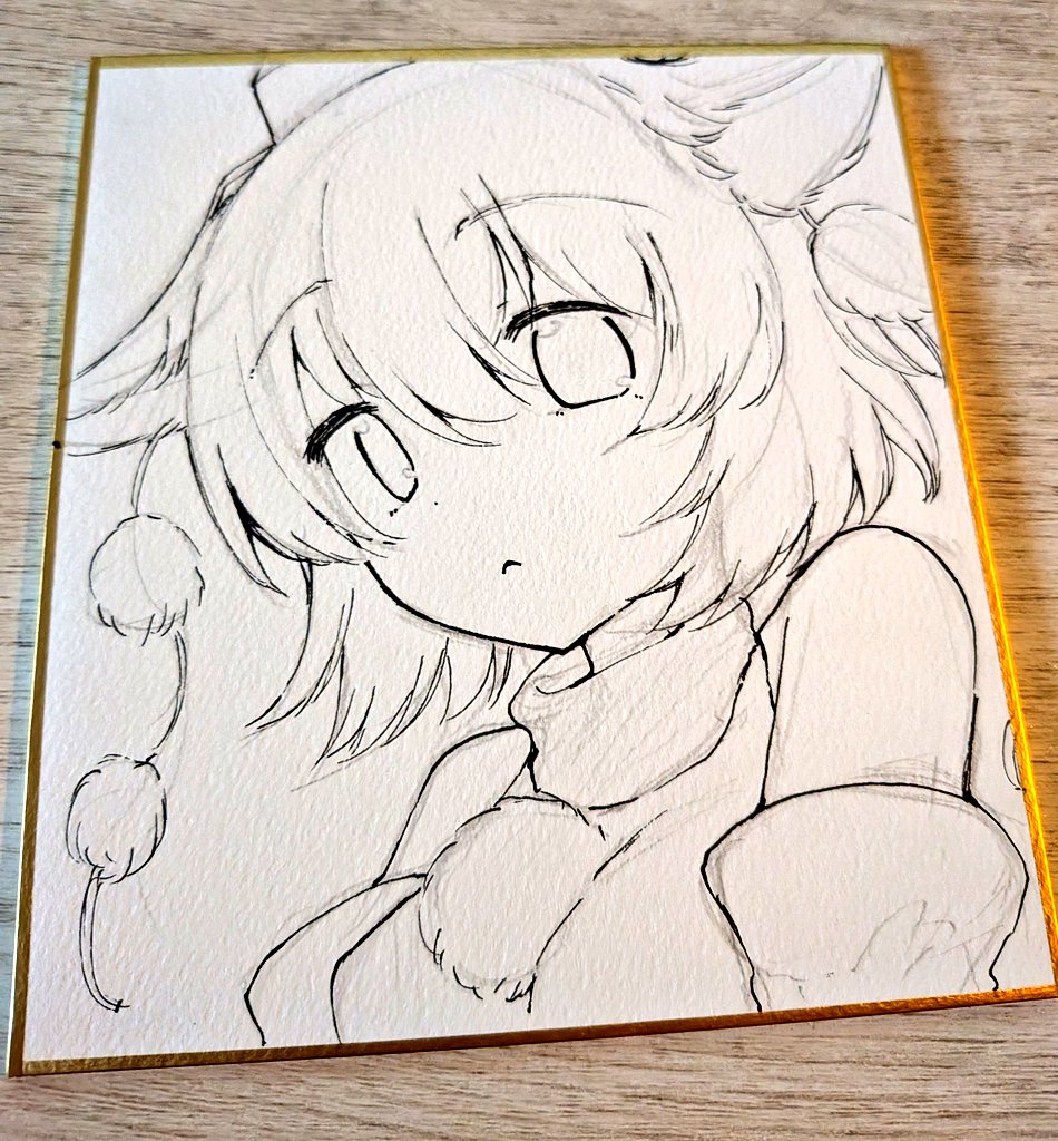 flat_white_m's tweet photo. もみじ描いてます　いい感じの線画が描けたので塗りが楽しみ https://t.co/Lc6iwopQSf