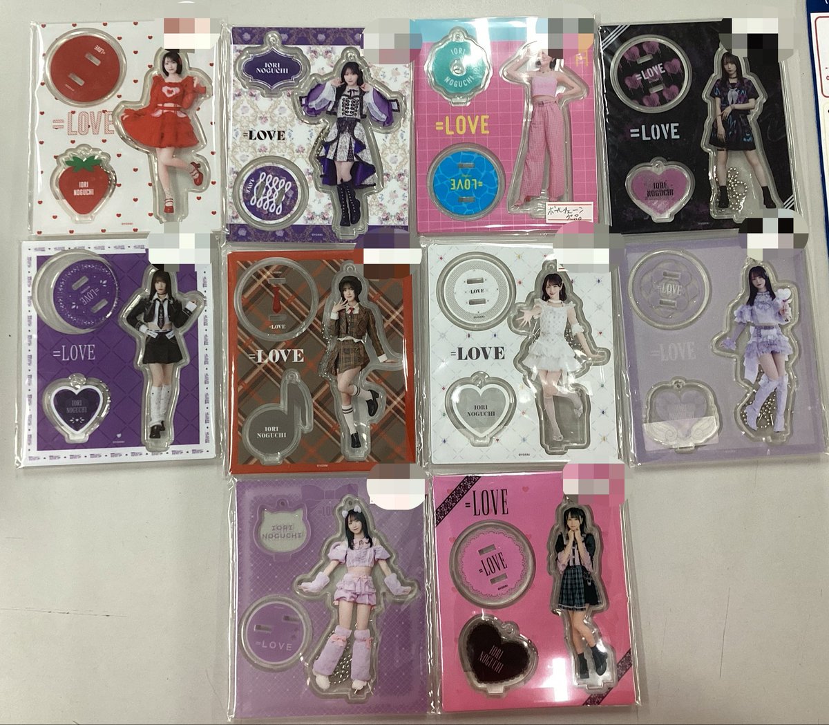 野口衣織 イコラブ アクリルスタンド Be selfish イコラブちゃん 野口衣織ちゃんのアクリルスタンドがたくさん入荷です