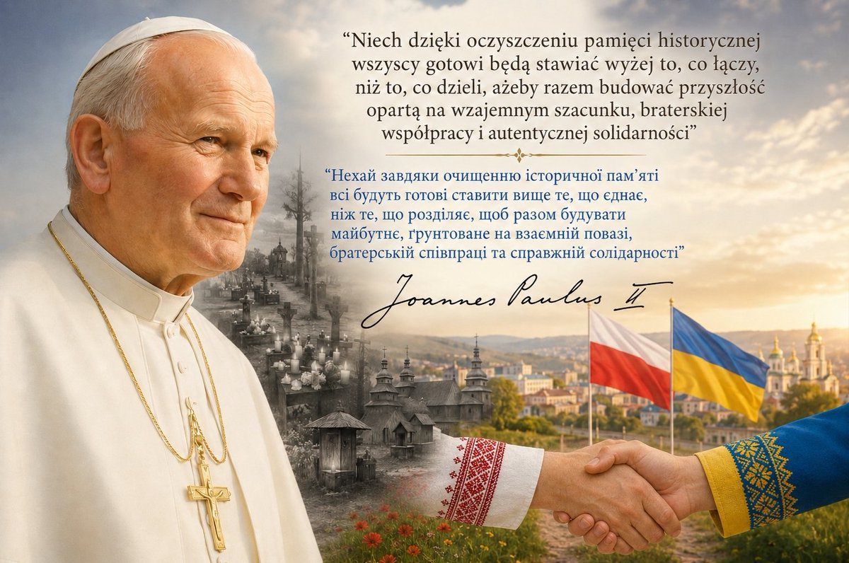 koneser_misia's tweet photo. Ten post może komuś się nie spodobać.
Ale muszę go napisać.
Mam prawo wyrazić swoją opinię, nawet jeśli według '"niektórych" jest błędna.

Są czarne plamy historii... i nie trzeba bać się o nich mówić.

Jestem z rodziny mieszanej. Płynie we mnie polsko-ukraińska krew.
Opowiadałem już o historii siostry mojej babci ze strony taty.
Jeszcze raz ją opowiem.

Moja rodzina po linii taty pochodzi ze wsi Białoberezka (kiedyś woj. stanisławowskie II RP, na granicy z Rumunią).

Siostrę śp. mojej babci zmuszono do gotowania dla UPA.
Gdyby odmówiła, czekałby ją tzw. „sąd” i rozstrzał.

Po wypędzeniu Niemców ktoś doniósł na nią.
Została deportowana do Kazachstanu na 10 lat.
Dostała dożywotni zakaz powrotu do Zachodniej Ukrainy.
Później wróciła do Ukrainy. Mieszkała w obwodzie ługańskim, w mieście Krasnyj Łucz (obecnie okupowany Chrustalnyj).
Mój śp. tata ją odwiedzał.

Przez lata był to temat tabu w naszej rodzinie (przez ZSRR).
Tamtym donosem złamano jej życie.
Ona nie miała wyboru...

Tata opowiedział mi tę historię miesiąc przed śmiercią, podczas naszej ostatniej długiej rozmowy na różne tematy.

Nie ma usprawiedliwienia dla rzezi.
Denialiści muszą zniknąć z życia publicznego dla dobra wszystkich.

Nie oddawajcie tego tematu całkowicie w ręce polityków.
Niektórzy tylko handlują ofiarami i pamięcią Wołynia.
A niektórzy "aktywiści" robią biznes na kubkach, czapkach i innych gadżetach.

Zostawcie to historykom i duchowieństwu.
Ludziom, którym zależy na prawdzie, a nie na zasięgach i szczuciu.

Dla mnie bandyci i mordercy niewinnych dzieci, starców oraz kobiet, i ci którzy zmuszali siostrę mojej babci gotować dla nich, nigdy nie będą bohaterami.
Nie czczę takich ludzi.

Mam innych bohaterów.
Taras Bulba-Boroweć, Pawło Szandruk, Marko Bezruczko, Wacław Lipiński.

Ekshumacje muszą trwać dalej.
Popieram ekshumacje.
To jest chrześcijański obowiązek.
Z godnością i należnymi honorami trzeba pochować tych ludzi i ich upamiętnić.

Jako chrześcijanin, katolik:
Przepraszam i proszę o wybaczenie🙏🏻✝

Wszyscy możecie podawać ten wpis dalej.
Dziennikarze, historycy, politycy i inni wpływowi ludzie.
Również was, zwykłych ludzi, o to proszę.
Będę wdzięczny.
Dziękuję! 🕯
