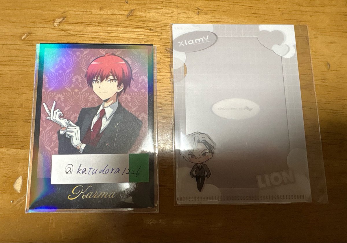 katudora1226's tweet photo. VS AMBIVALENZ ビバレン アニメイト 特典 ミニクリアファイル 交換

【譲】レオン

【求】レイ様＞サクヤ

都内手渡し、郵送📮
どなたでもお気軽にお声掛けください🌱 https://t.co/ziPbMsUAQq