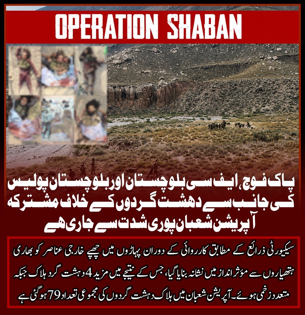 alimirbugti's tweet photo. پاک فوج، ایف سی بلوچستان اور بلوچستان پولیس کی جانب سے دہشت گردوں کے خلاف مشترکہ آپریشن شعبان پوری شدت سے جاری ہے۔ سیکیورٹی ذرائع کے مطابق کارروائی کے دوران پہاڑوں میں چھپے خارجی عناصر کو بھاری ہتھیاروں سے مؤثر انداز میں نشانہ بنایا گیا.
#paobc #Çankaya https://t.co/g1isCpe3CY
