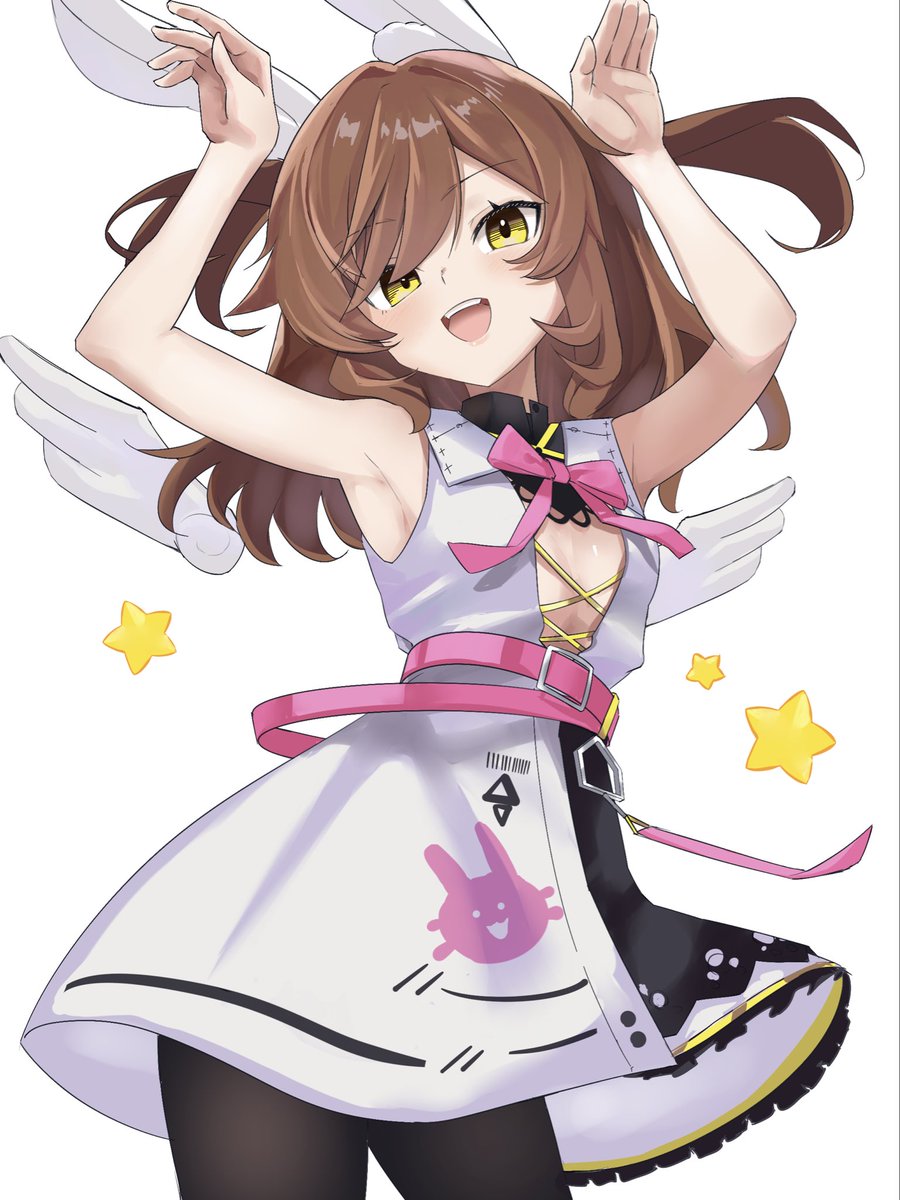 mamemochi0710's tweet photo. バーチャル天使系アイドルうさぎっ子ちゃん🐰
#skeb https://t.co/KJbOcWnFQk