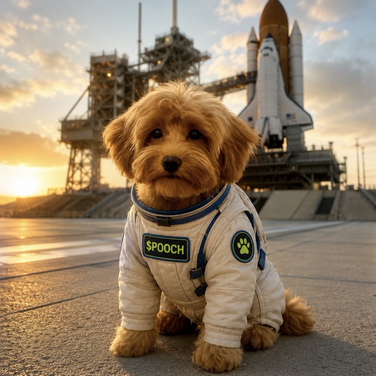 poochmeme's tweet photo. ready for takeoff https://t.co/yTCpmC45lF