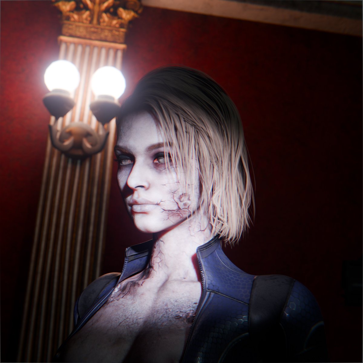 Unboundn1's tweet photo. Jill Valentine. I wanted to break away from her usual image and show her dark side.🖤
​#ResidentEvil #JillValentine #RE3 #REmake #Fanart https://t.co/y1y5lriHGS