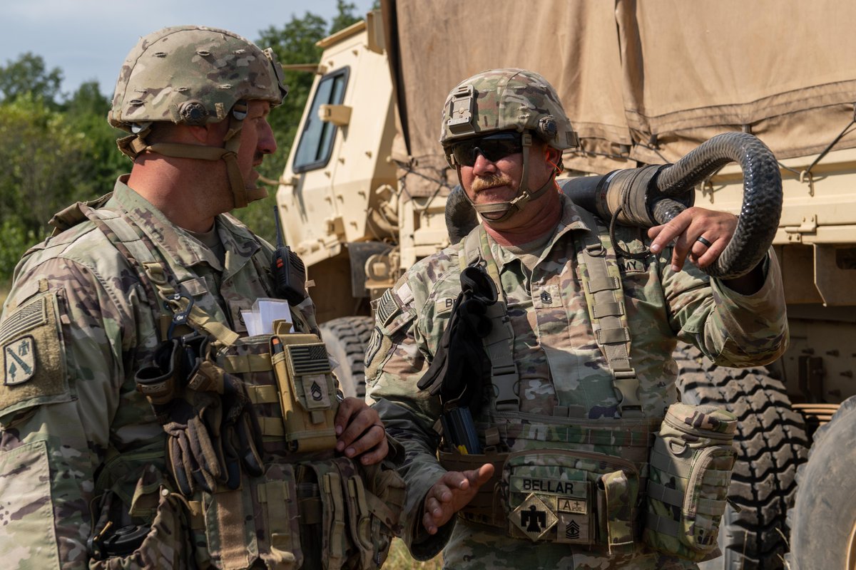 OKGuard's tweet photo. Iron sharpens iron.

Great NCOs develop great NCOs. The Noncommissioned Officer Development Program strengthens the leaders who train, mentor and prepare tomorrow's warfighters. https://t.co/mHLWHQbUls
