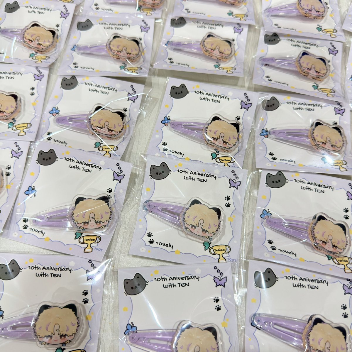 pynpma's tweet photo. 𓏳  giveaway for 10vely 🐈‍⬛💜

🐾  tencore0110 - 10th Anniversary Concert  𓇬

🎀 hair clip 54 ea. ( 27 ea/day ) ⭐️

date : 18-19 July 2026
time : tba.
location : Bitec Live

#TENCORE0110iscalling
#TENCORE0110Concert 
#10YearsWithTEN

🎁 #รีวิว_wonder #Review_wonder https://t.co/Jcakv3NGY9