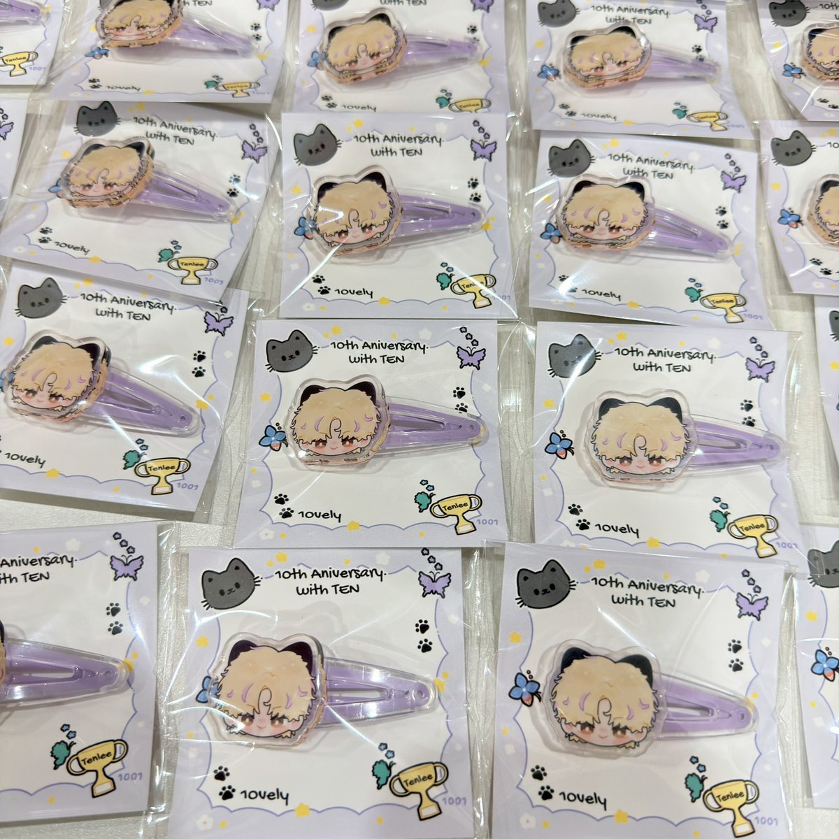 pynpma's tweet photo. 𓏳  giveaway for 10vely 🐈‍⬛💜

🐾  tencore0110 - 10th Anniversary Concert  𓇬

🎀 hair clip 54 ea. ( 27 ea/day ) ⭐️

date : 18-19 July 2026
time : tba.
location : Bitec Live

#TENCORE0110iscalling
#TENCORE0110Concert 
#10YearsWithTEN

🎁 #รีวิว_wonder #Review_wonder https://t.co/Jcakv3NGY9
