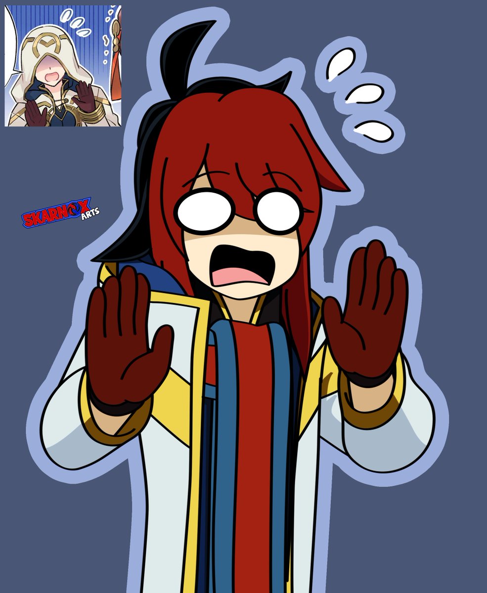 SkarnoxArts's tweet photo. 🔴
#FEH #feheroes #OC #SkarnoxBravehart #redraw #digital https://t.co/gBG7JcsoaD