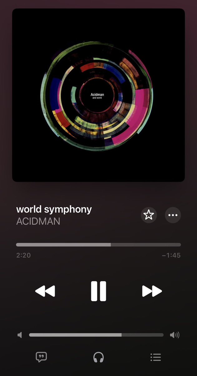 blossom9ym's tweet photo. 定期的に聴くACIDMAN🎧 https://t.co/rKnrkrPekv
